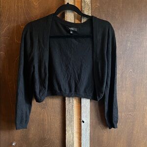 Express Women's Black Cropped Shrug